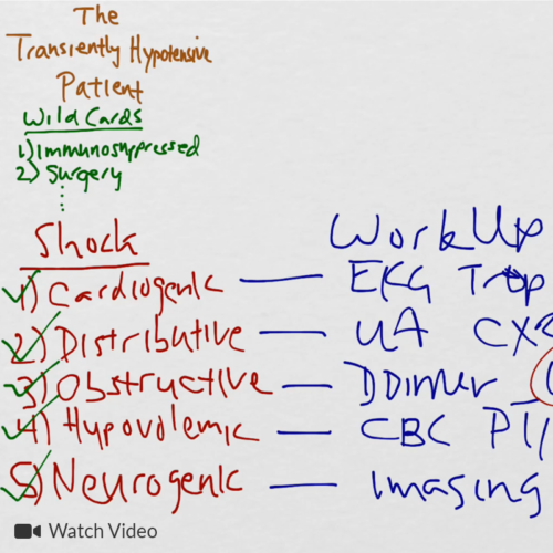 screenshot_hypotension Differential Diagnosis of